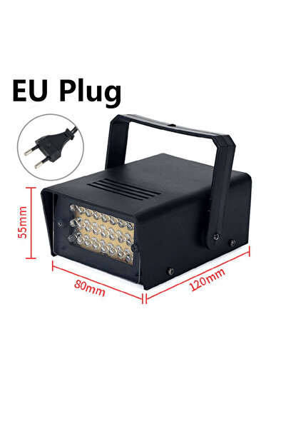 Alloet مقبس الاتحاد الأوروبي ضوء ستروب LED ضوء فلاش أبيض إضاءة جهاز تحكم عن ب...