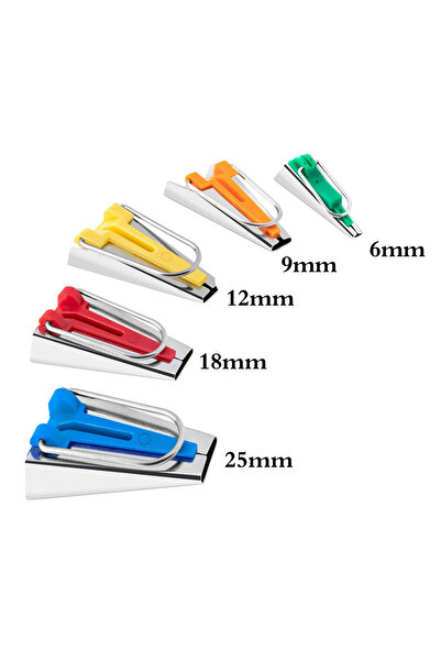 Choice 5 قطع أداة لصنع شريط التحيز من القماش الملصق أداة ربط خياطة اللحف 6 مم...