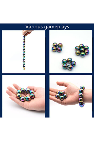 Choice6 1PC Diameter-13mm-Color 13mm Colorful Black Polishing Ball Therapy Ma...