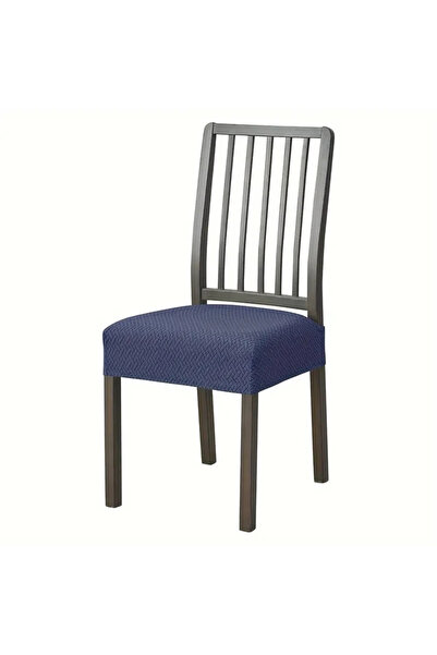 Choice A8 1PC غطاء مقعد كرسي طعام مطاطي كراسي جاكارد ذات لون موحد أغطية كراسي قابلة للإزالة ومقاومة للغبار