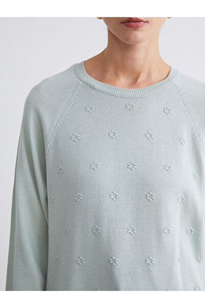 LC Waikiki Timeless Store: Timeless Recommendations |   Crew Neck Floral Women's Knitwear Sweater