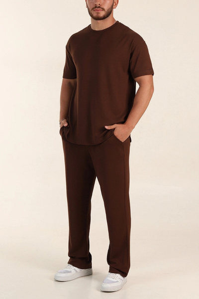 EXSPORT 2-Piece Oversized Comfortable Casual Seasonal Tracksuit Set