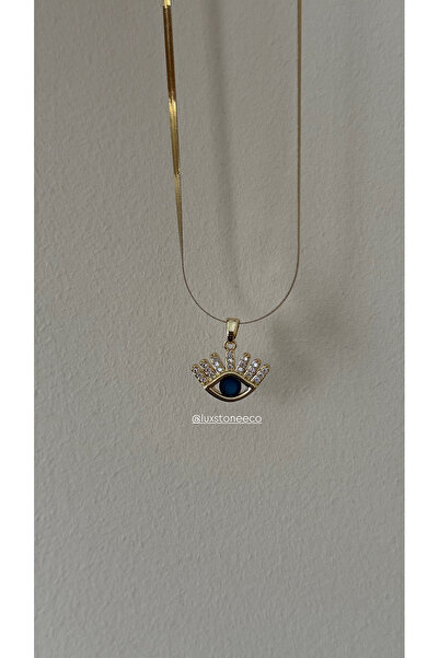 LUXSTONE عين نموذج قلادة ذهبية