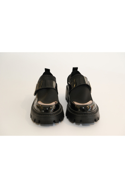 selinnce LUNA kadın siyah loafer