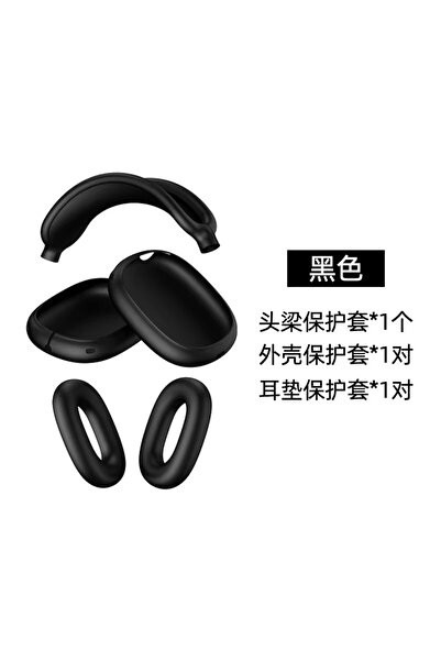 Choice غطاء سيليكون أسود لسماعات AirPods Max (2024/2020)، غطاء واقي من الخدوش...