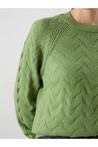 LC Waikiki Sparkling Choices from Shining Store | Crew Neck Self Patterned Women's Knitwear Sweater