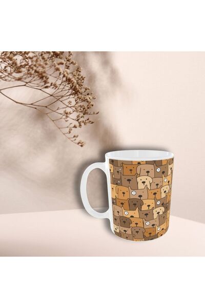 Home كوب بتصميم لطيف على شكل دمية دب