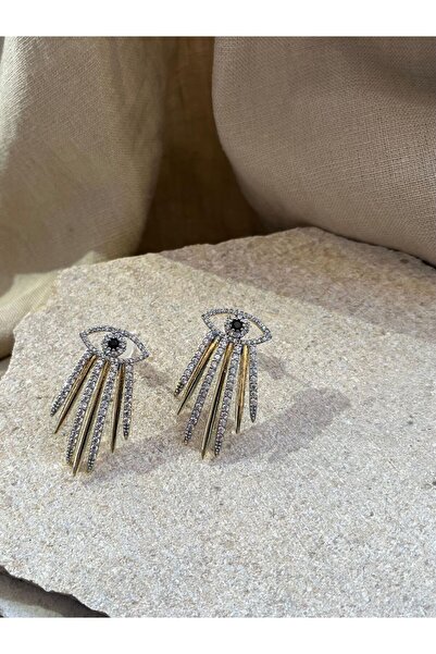 nunu takı Eye Stone Earrings