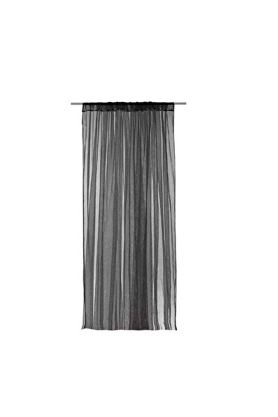 Choice ستائر خارجية سوداء شفافة مقاس 160 × 213 سم للفناء وشبكة البعوض وجيوب ا...