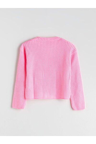 LC Waikiki LCW Kids Bisiklet Yaka Kız Çocuk Triko Kazak