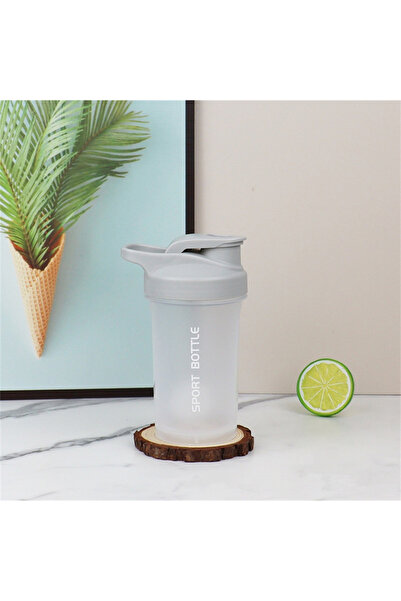 Choice 300 مل رمادي محمول 300 مل زجاجة شاكر مسحوق البروتين كوب خلط مع مقياس ز...