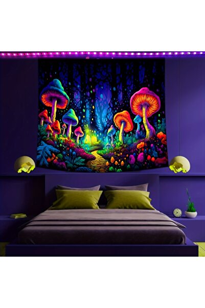 Choice نمط 3 1 قطعة 75x58 سم نسيج شجرة الحياة BlackLight Sun Moon Stars Galax...