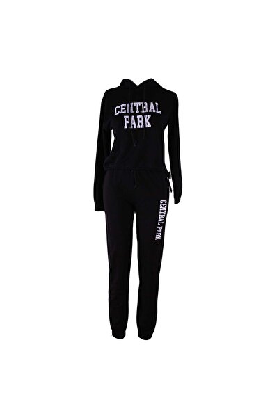 trender Set de top și pantaloni pentru femei negre