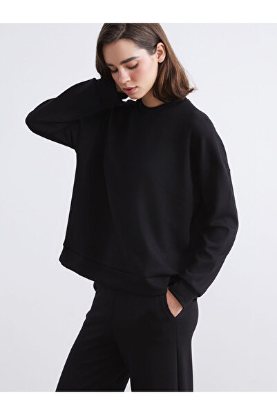 LC Waikiki Timeless Recommendations from Timeless Store | Crew Neck Oversize Women's Sweatshirt