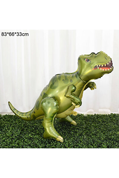 Choice أخرى C كبيرة 4D ديناصور يمشي بالون فويل حيوانات الغابة ديكورات حفلة عي...