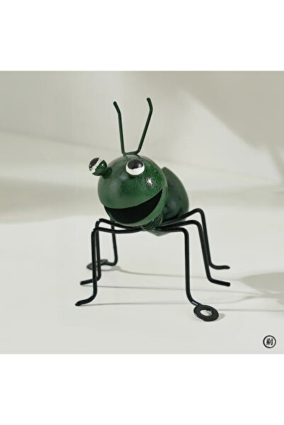 Choice ديكور حديقة على شكل نمل معدني أخضر، سياج حديقة غرفة نوم غرفة المعيشة د...