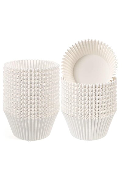 Choice 200 قطعة 200 قطعة من أكواب الكب كيك البيضاء غير اللاصقة وأكواب الخبز و...