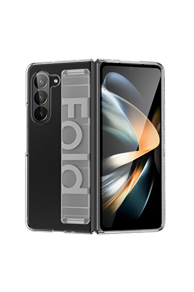 Choice حافظة معصم من السيليكون الشفاف الفاخر فائق النحافة لهاتف Samsung Z Fol...