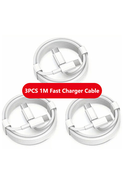 Choice 3 قطع - 1 متر 3 قطع PD 100 واط USB C إلى USB نوع C كابل شحن سريع كابل ...