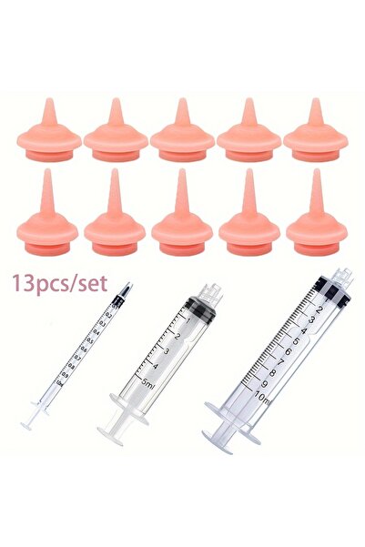 Choice3 مجموعة من 13 حلمة للقطط والكلاب والسناجب والقطط والسناجب