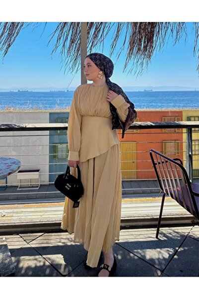 SAGA Butteryellow elbise