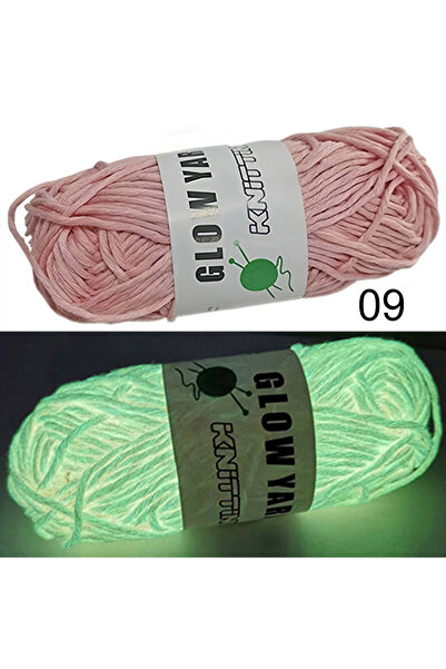 Choice قطعة واحدة من خيوط البوليستر المتوهجة في الظلام، 2 مم، خيط وظيفي جديد، 09، خيط مضيء 2 مم لحياكة السترات الصوفية H