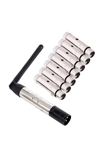 Choice مقبس الاتحاد الأوروبي Sliver 1T7R DMX512 وحدة تحكم لاسلكية ISM XLR جها...