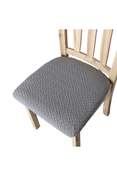 Choice 04 Thickened chair cover, solid-color chair seat cushion cover suitabl...