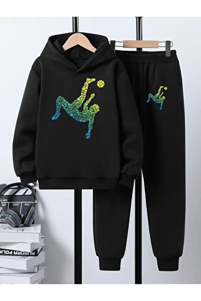 Cevval Παιδικό φούτερ με κουκούλα και φούτερ με στάμπα 3 νήματα με ανάλαφρο χρώμα για το φθινόπωρο/το χειμώνα