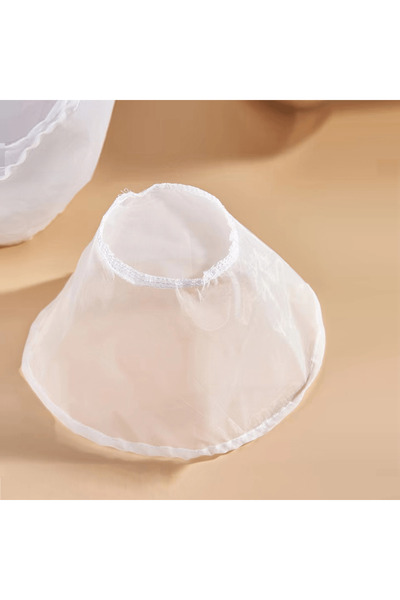 Choice أكياس قماشية بيضاء قابلة لإعادة الاستخدام - مصفاة شبكية دقيقة للزبادي ...