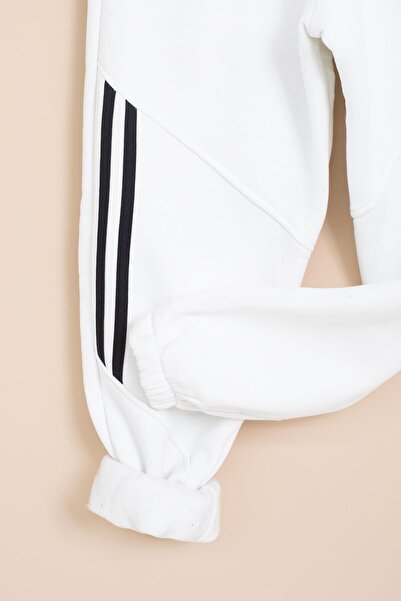 Cansın Mini Λευκή ρίγα με λεπτομέρεια εκτύπωσης και ελαστική μέση για αγόρια 21454