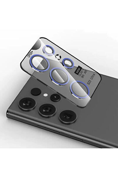 Choice واقي عدسة زجاجي مقوى لكاميرا S25 Ultra Blue Senior، متوافق مع S25 Plus...