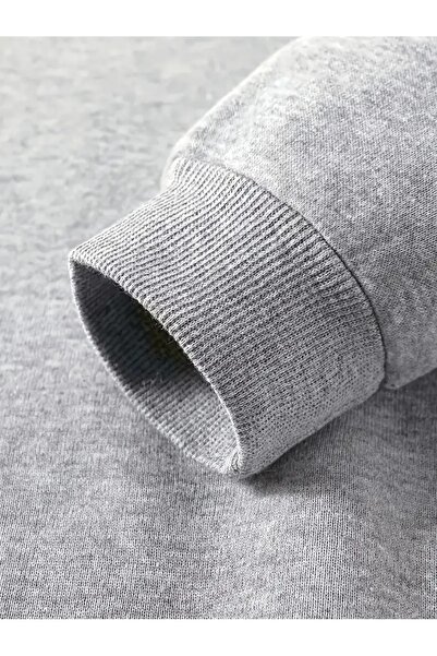 buendiakids Girl'S/Boy's Gray Enjot the Little Back Printed Hooded Sweatshirt