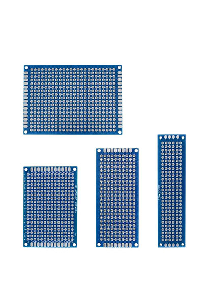 Choice 20pcs 20PCS Double Sided Blue PCB Prototype Boards Kit Universal Circuit Board 2x8cm 3x7cm 4x6cm 5x