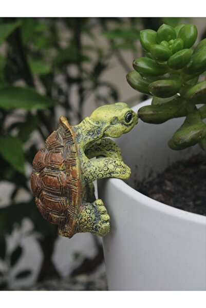 Choice ZL-34 قطعة واحدة من تمثال سلحفاة تسلق الصخور اللطيف المصنوع من الراتنج...
