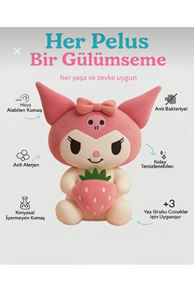 fenomen Kromi Strawberry Plush 35 cm