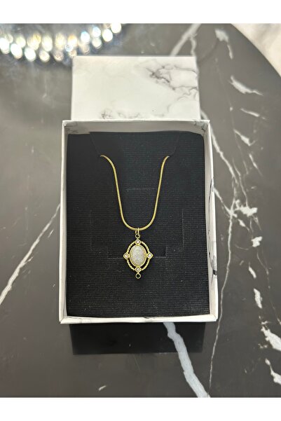 Menshure Bohem Minimal Çelik Kolye