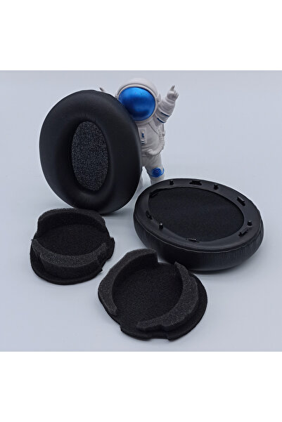 Choice وسادات أذن سوداء WH-1000XM3 لسماعات WH-1000XM2 و WH-1000XM3 و WH-1000XM4، مصنوعة من إسفنج عالي الجودة