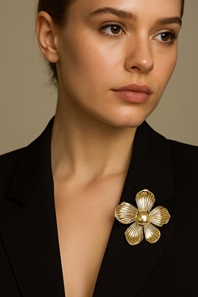 MRK Kadın Flower Çiçek Broş