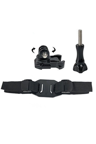 Choice حزام خوذة دراجات KIT B مزود بفتحات تهوية لتثبيت كاميرا GoPro Hero 13 1...