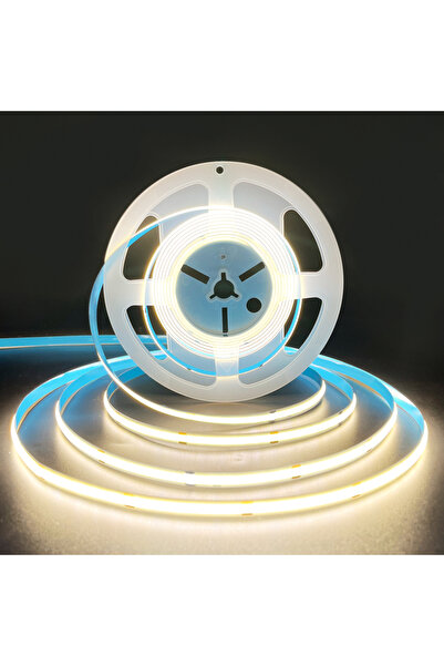 Choice 5 م 12 فولت أبيض طبيعي - 4000 كلفن شريط إضاءة LED COB 320 مصباح LED/م ...