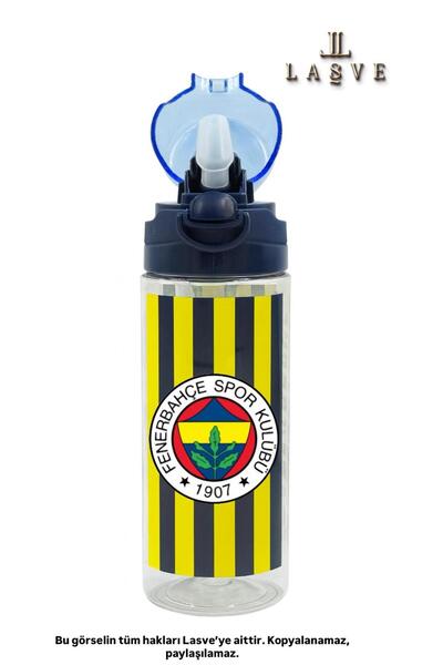 Fenerbahçe YENİ SEZON PİPETLİ FENERBAHCE LİSANSLI 500ML ÖZEL TASARIM ŞIK MATARA