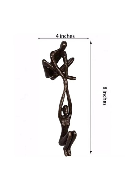 Choice تمثال فني لرجل رمادي فاتح يرفع امرأة - تمثال محب زخرفة منزلية للرقص وديكور سطح المكتب