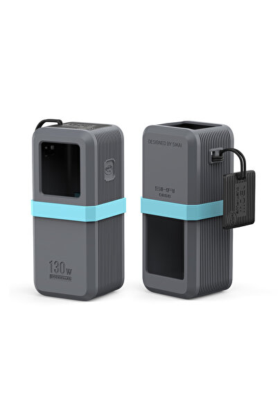 Choice حافظة سيليكون رمادية زرقاء 130 وات لشاحن UGREEN Nexode Power Bank 2000...