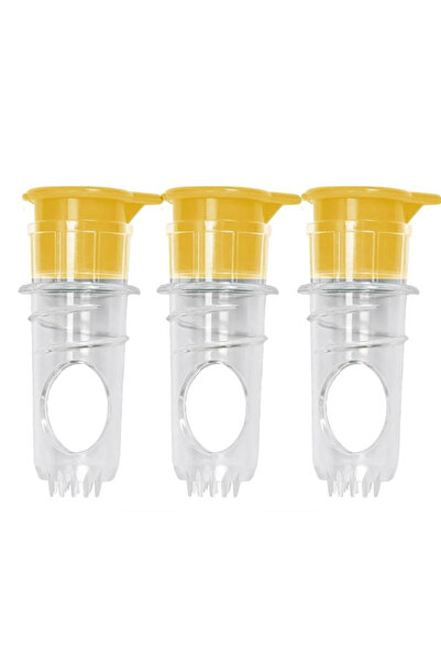 Choice1 3 قطع 2/3 قطع عصارة ليمون يدوية محمولة مع غطاء عصارة ليمون بغطاء لولبي