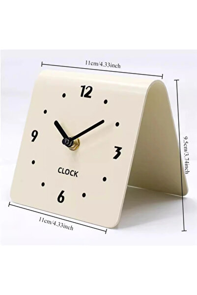 Choice White Cream Style Desktop Living Room Home Clock Modern Creative Clock Silent Accessory