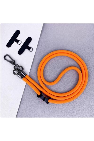 Choice3 حبل حمل هاتف محمول بوليستر / نايلون برتقالي يمكن تعليقه على الظهر أو ...