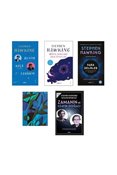 Alfa Yayınları Benim Kısa Tarihim-Büyük Sorulara Kısa Yanıtlar-Kara Delikler-Zamanın ve Uzayın Doğası(Not Def.Hedy)