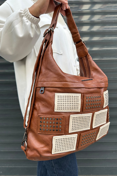 Just Polo Original Women's Washable Leather Stylish Backpack and Shoulder Bag