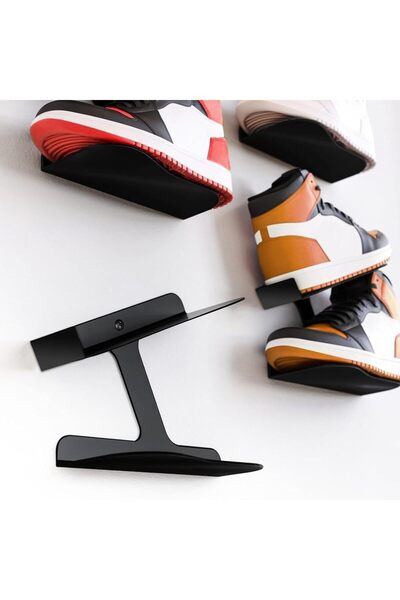 Choice 1 pcs H-shaped Shoe Rack Wall Mounted, Floating Shoe Display Shelves, ...